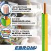 EBROM H07V-U 2.5 mm Rigid Single-Core Wire, Green/Yellow, 50 m view 2