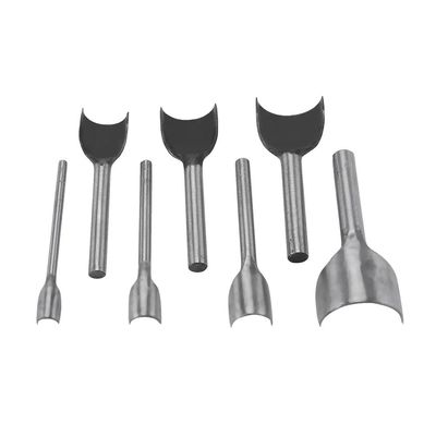 7-Piece Half-Round Leather Punch Set, 10–40 mm