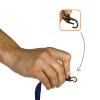 Karteo Navy Blue Lanyard [1 Piece], 16 mm, Unprinted, with Metal Carabiner view 4