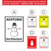 Melis-Folienwerkstatt No Winter Maintenance Sign – 60 x 40 cm, 3 mm Rigid Foam, Pre-Drilled view 3