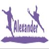 Samunshi Football Player with Name Wall Decal 40 x 14 cm, Lavender view 1