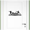 Samunshi Football Player with Name Wall Decal 40 x 14 cm, Lavender view 3