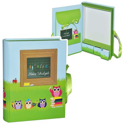 Owl School Years Memory Storage Box with Compartments
