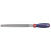WORKPRO W051003 Half-Round File, Durable Steel File for Concave, Convex, and Flat Surfaces, Comfortable Non-Slip Handle, Double-Cut and Single-Cut, Tool Sharpener for Professionals and view 1