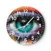 ARTTOR Modern Round Glass Wall Clock, 40 x 40 cm, Abstract/Other - 3172 view 1
