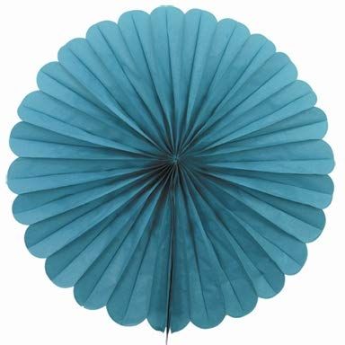 Creativery Paper Fan 35cm (Turquoise 340)