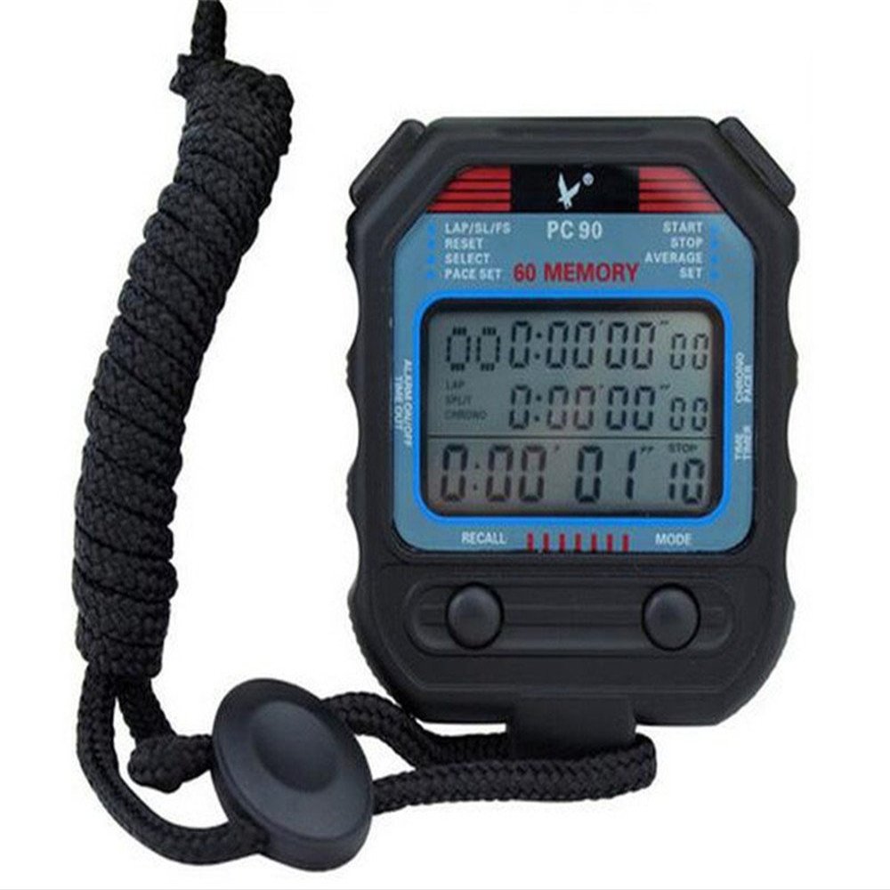 Cuzit PC90 Professional Digital Stopwatch with 60-Lap Memory