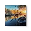 ARTTOR Modern Wall Clock, 40 x 40 cm Square Glass Clock, Architecture & Cities - 2857 view 1