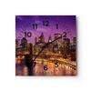 ARTTOR Modern 40 x 40 cm Square Glass Wall Clock, Architecture & Cities – 2660 view 1
