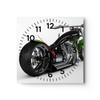 Modern Square Glass Wall Clock 40 x 40 cm, Cars – 1548 view 1