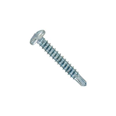 VYNEX 3101780199759 Self-Drilling Screws, Cylindrical Domed Head, Steel, 3.8 x 16 mm, 26 Pieces, Gray, One Size