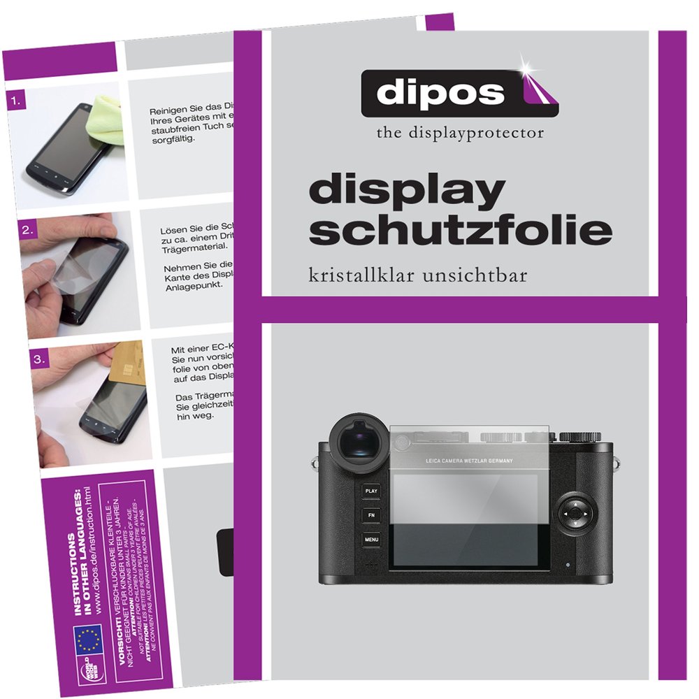 dipos 6x Clear Screen Protector for Leica CL
