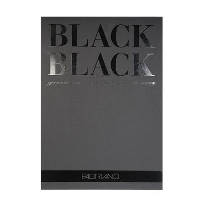 Honsell 19100392 – Fabriano Black Black Block, Deep Black Paper, A3, 20 Sheets