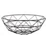 Present Time Diamond Cut Wire Basket - Metal - Black - 35 x H13 cm view 1