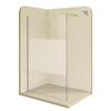 i-flair FIONA Walk-In Shower Screen 80 x 200 cm, 10 mm Nano-Coated Partially Satin-Finished Tempered Glass view 1