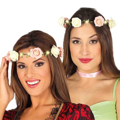 Generique Light-Up Flower Crown for Adults
