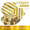 Disposable Side Plates, Heavyweight Paper, 24 Count, 18 Servings, Gold view 4