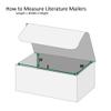 Boxes Fast BFM1295 Corrugated Literature Mailers, 12 1/8 x 9 1/10 x 5 in, Tuck-Top One-Piece Die-Cut Packaging Boxes, Great White Mailing Boxes, 50 Count view 2