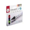 Rayher Porcelain and Glass Marker Set, 1–2 mm, 5 Pieces, Various, Gold/Silver, 1.17 x 1.44 x 0.16 cm view 2