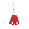Oblique-Unique Christmas Gift Tags 20pcs with String - Selectable (Red Christmas Tree) view 1