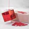 Oblique-Unique Christmas Gift Tags 20pcs with String - Selectable (Red Christmas Tree) view 3
