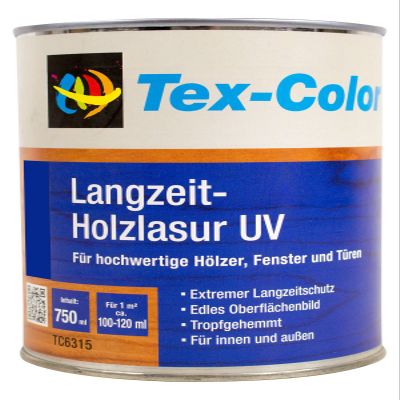 Tex Color Long-Lasting UV Wood Stain (0.75 L, Pine)