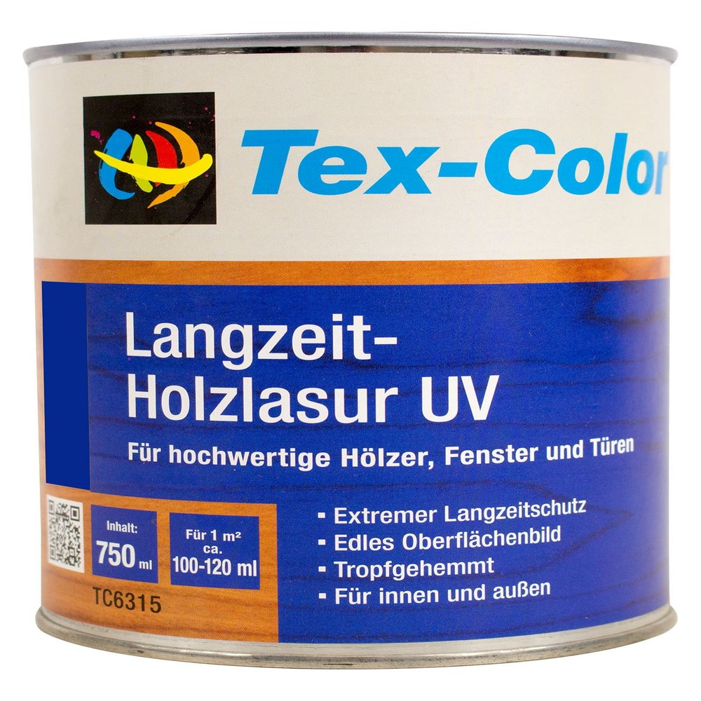 Tex Color Long-Lasting UV Wood Stain (0.75 L, Pine)