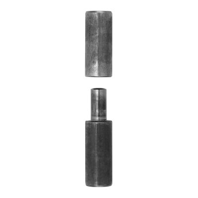 2 x SO-TOOLS Round Weld-On Hinge Without Flag, 25 x 120 mm, Gate Hinge