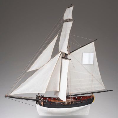 DUSEK Le Cerf French Cutter, Scale 1:72, L 685 x H 520 x W 255 mm