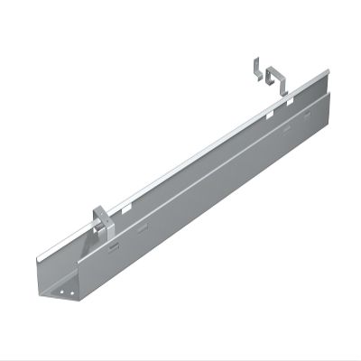 Gerambel Cable Management Channel for Mounting to a Tabletop, 1800, Silver
