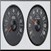 Analog Weather Station Thermometer Hygrometer, 1972, Silver, Richter/HR, Art. 47034 view 1