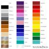 WANDKINGS Wall Decal – “Beautiful Is Everything One Looks at with Love” (Christian Morgenstern) – 190 x 61 cm – Dark Blue view 4