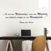 WANDKINGS Wall Decal – “Do First What Is Necessary, Then What Is Possible, and Suddenly You Are Doing the Impossible” (Francis of Assisi) – 190 x 46 cm – White – 5 Sizes & 35 Colors view 1