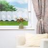 Plauen Lace Sheer Curtain Leaf (W x H) 179.3 x 30 cm, White/White view 2