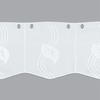 Plauen Lace Sheer Curtain Leaf (W x H) 179.3 x 30 cm, White/White view 3