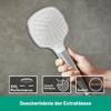 hansgrohe Croma Select E Thermostat Set (0.65 m, 3 spray modes), White/Chrome view 3