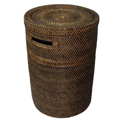 Simandra Small Laundry Basket with Lid, Ata Grass, 35 x 50 cm