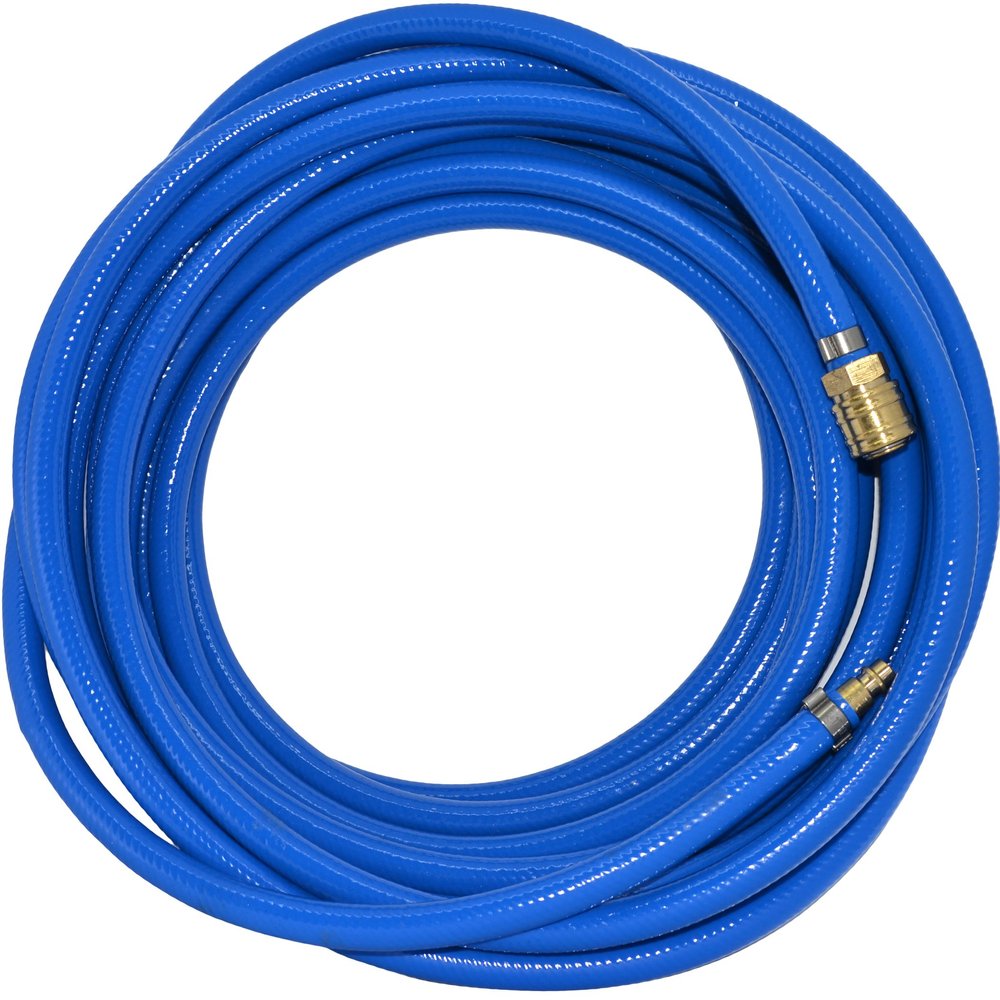 Compressed Air Hose, Fabric-Reinforced Compressor Hose, Quick Coupling, 5–50 m (13 mm Hose / 25 m Length)