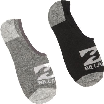 Billabong Invisible 2-Pack Socks – Assorted