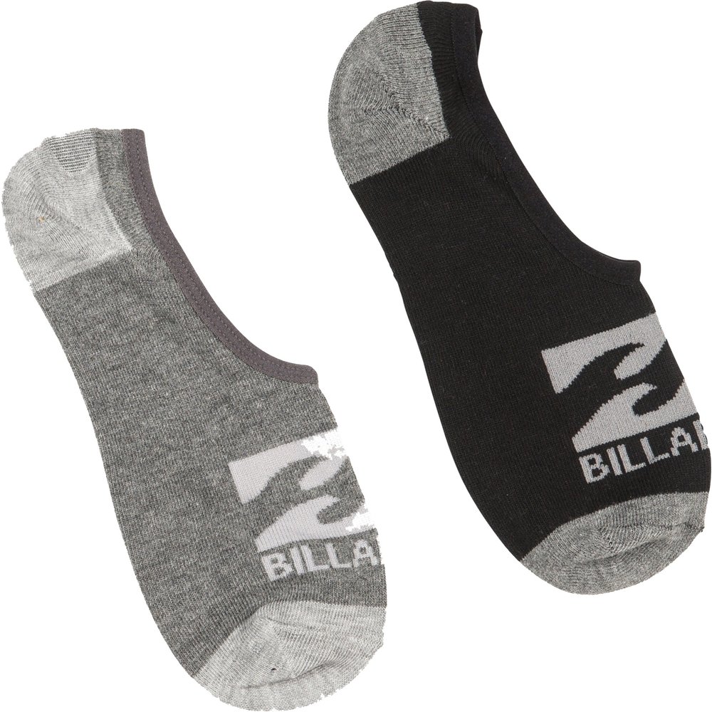 Billabong Invisible 2-Pack Socks – Assorted