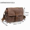 ONEGenug SLR Camera Bag, Waterproof Waxed Canvas Vintage Messenger Bag with Padded Divider, Khaki view 2