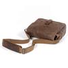 ONEGenug SLR Camera Bag, Waterproof Waxed Canvas Vintage Messenger Bag with Padded Divider, Khaki view 4