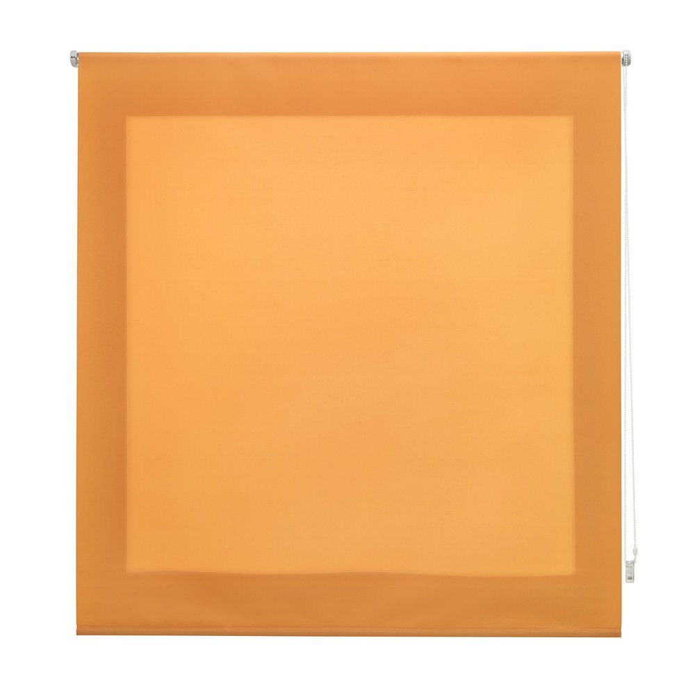 Uniestor Liso Light-Filtering Roller Blind, Orange, 120 x 175 cm (W x H)