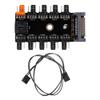 SATA 1-to-10 PWM Cooling Fan Hub, 4-Pin 12V view 1