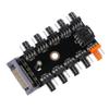 SATA 1-to-10 PWM Cooling Fan Hub, 4-Pin 12V view 3