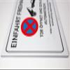Keep Driveway Clear - Automatic Gate Sign - 4 mm Aluminum Composite Panel (30 x 20 cm) view 3