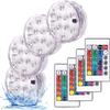daphomeu 4-Pack LED Underwater Lights with Remote Control for Pools & Ponds view 1