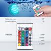 daphomeu 4-Pack LED Underwater Lights with Remote Control for Pools & Ponds view 2