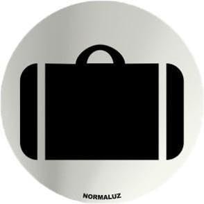 Normaluz RD797027 Certified Signal Mirror, Round, Baggage Area, Stainless Steel, 0.8 mm, 7 cm
