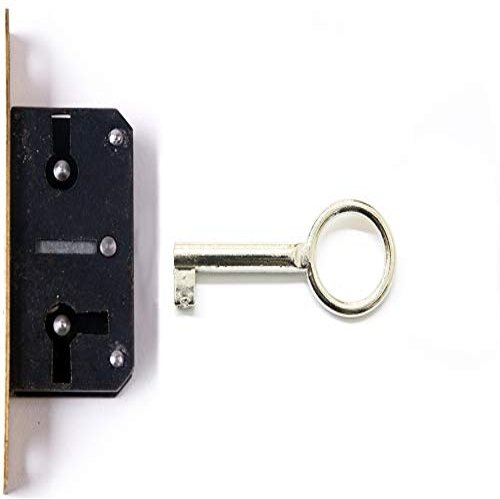 Holzando.de Mortise Lock with Key (EU-S, 20 mm)